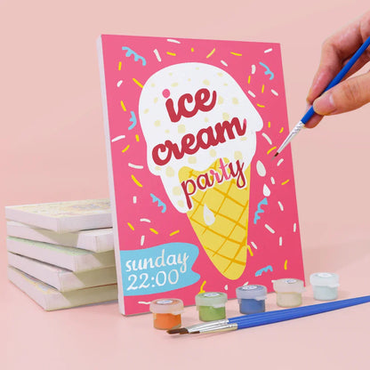 Coffret Douce Toiles – 6 Peintures par Numéros "Douceur Tropicale"