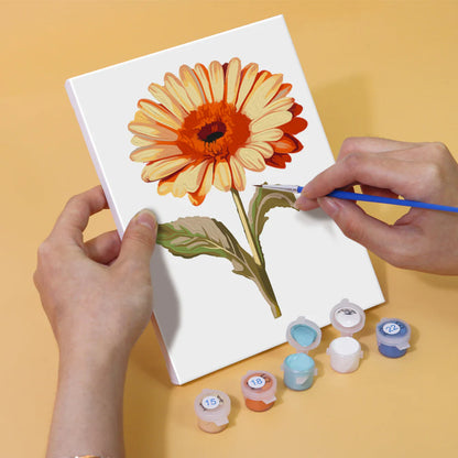 Coffret Douce Toiles – 6 Peintures par Numéros "Fleurs d’Élégance"